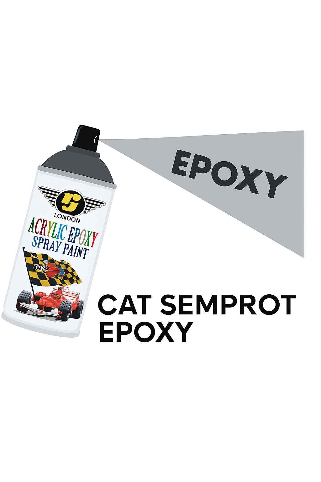 Cat Semprot Epoxy, Coba Punya RJ London Aja!